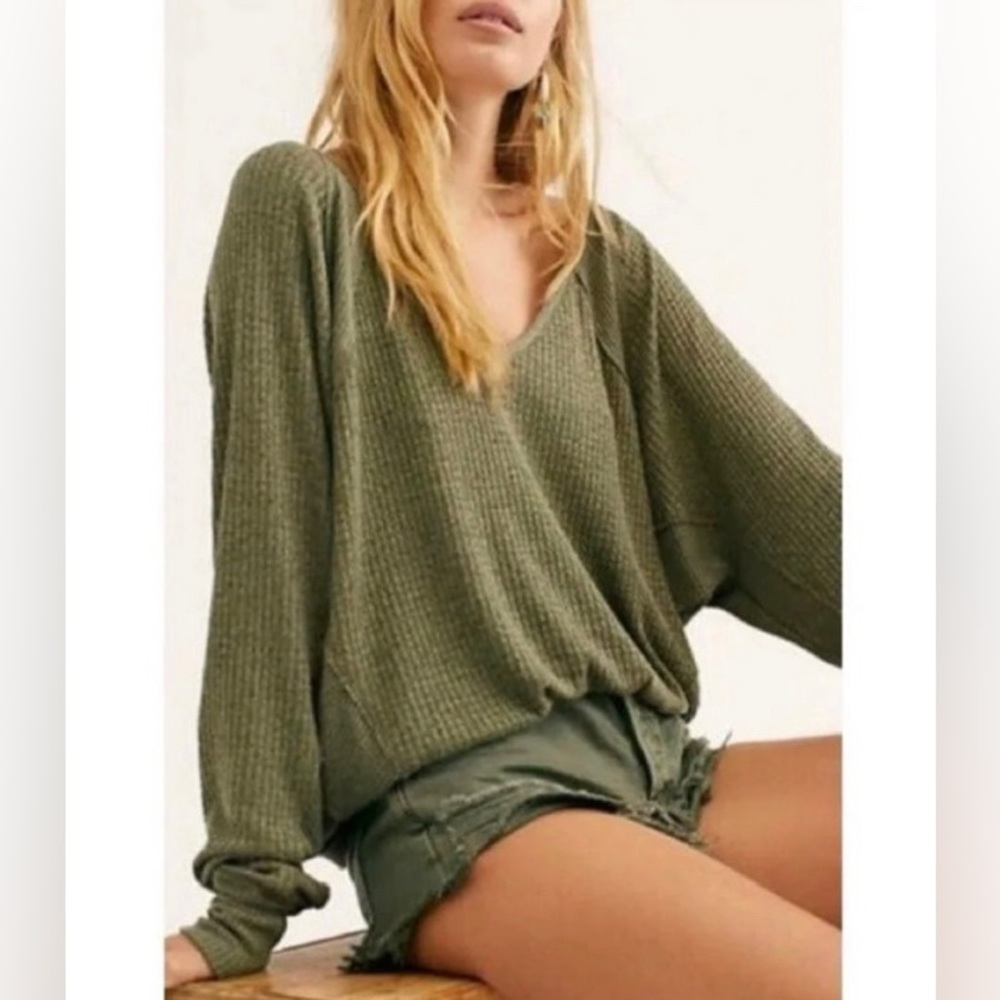 Free People Santa Clara Thermal Top, Furngully